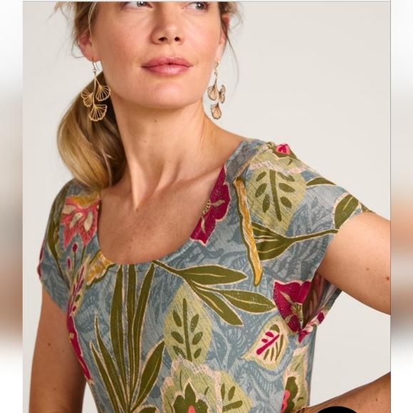 Brand New! Kara Dress In A Colorful Floral Design. - Picture 7 of 8